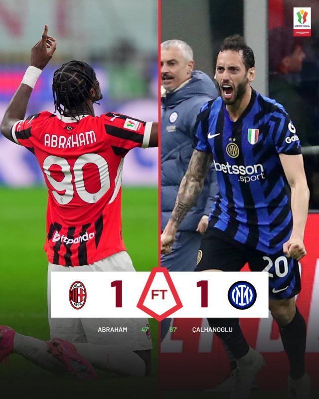 开云体育官网-【意杯】亚伯拉罕破门恰神扳平，AC米兰1比1国际米兰