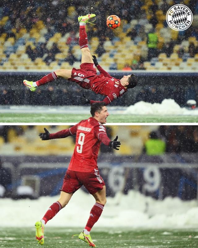 残阵拜仁五连胜，莱万倒勾破纪录！放巴萨一马？